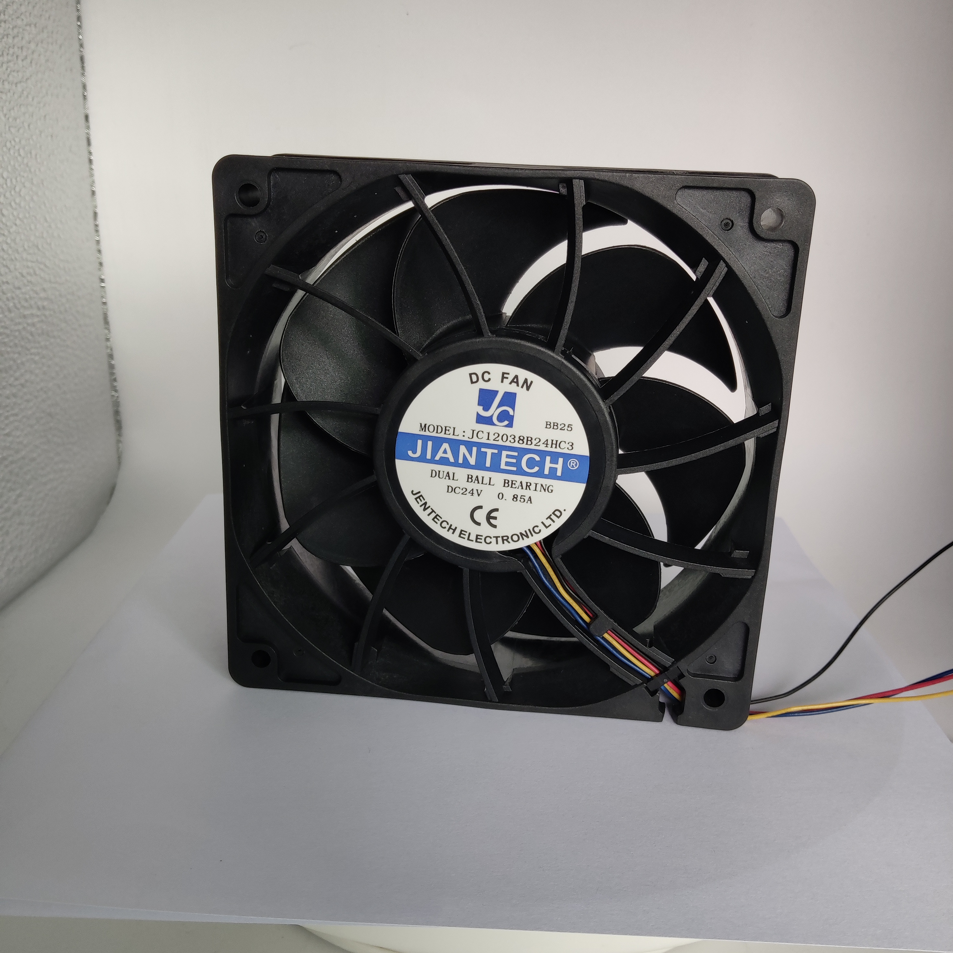 JC12038B12U-3 充电桩工程级12038散热风扇  极限风压轴流风扇