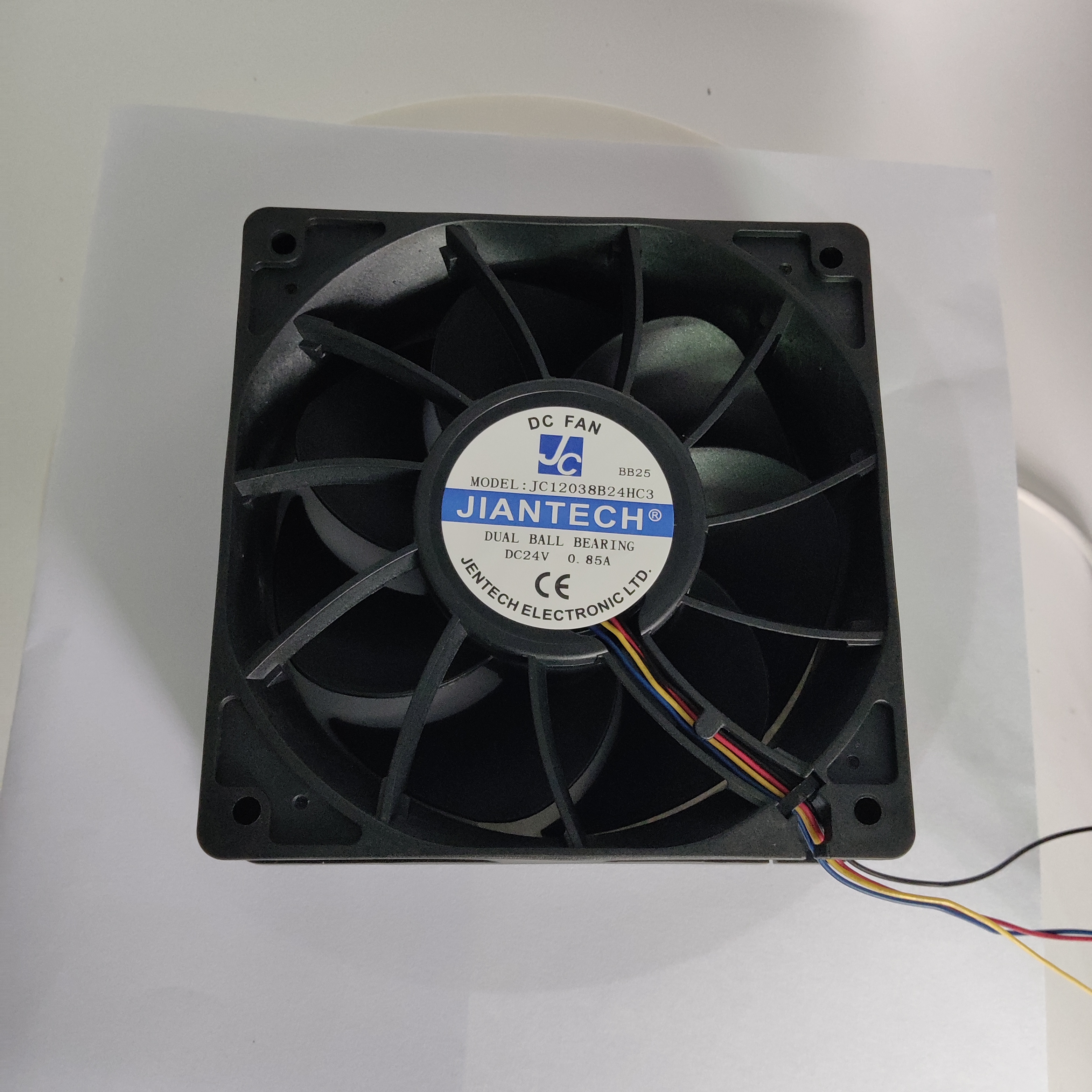  健策JC12038B12L-3 12038充电桩DC12V轴流散热风扇