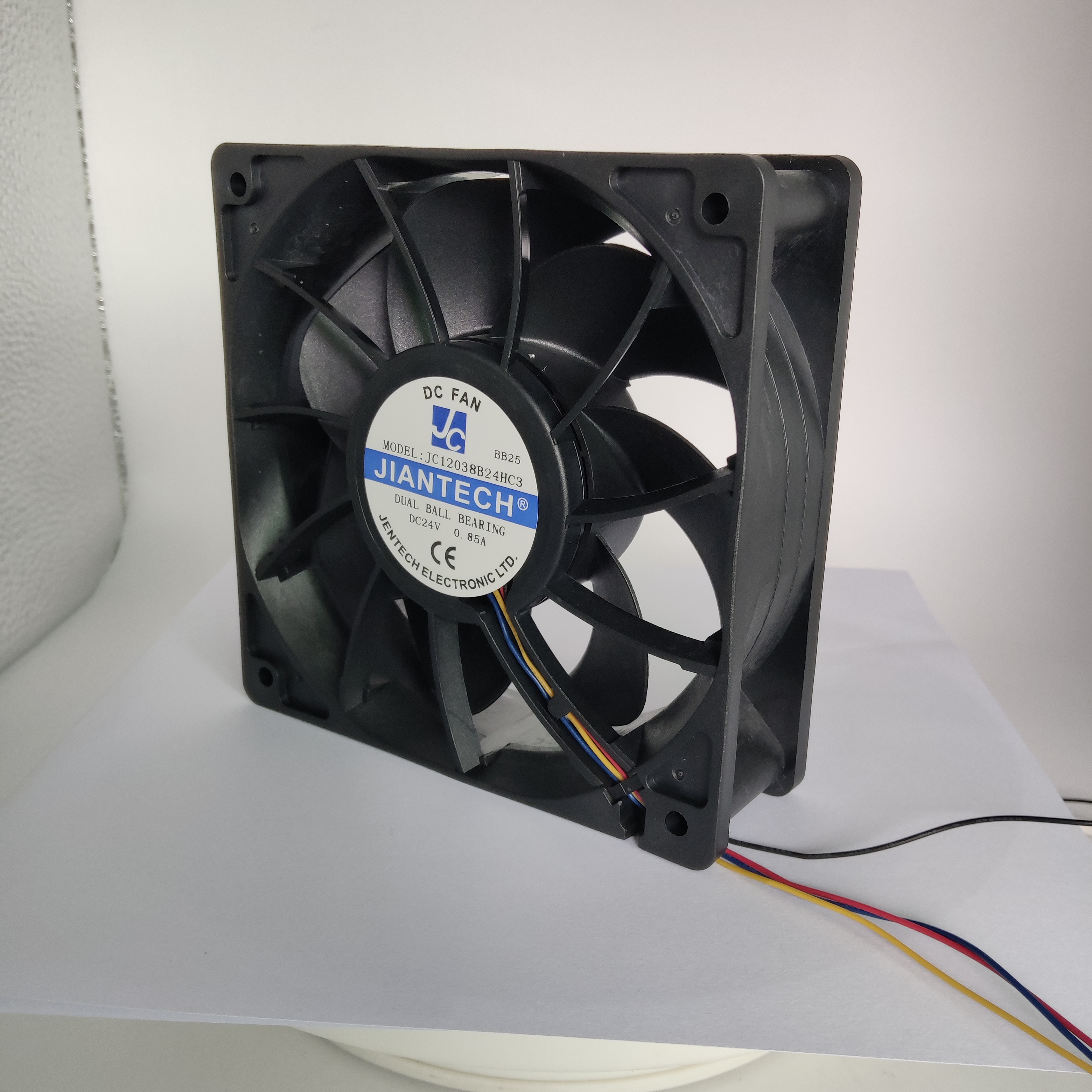 JC12038B12U-3 充电桩工程级12038散热风扇  极限风压轴流风扇