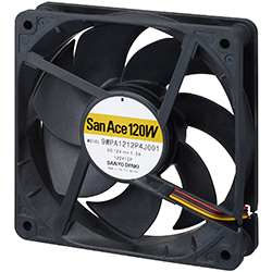 9WPA1212G4001 120x120x25mm IP68充电桩防水散热风扇 | SANYO DENKI