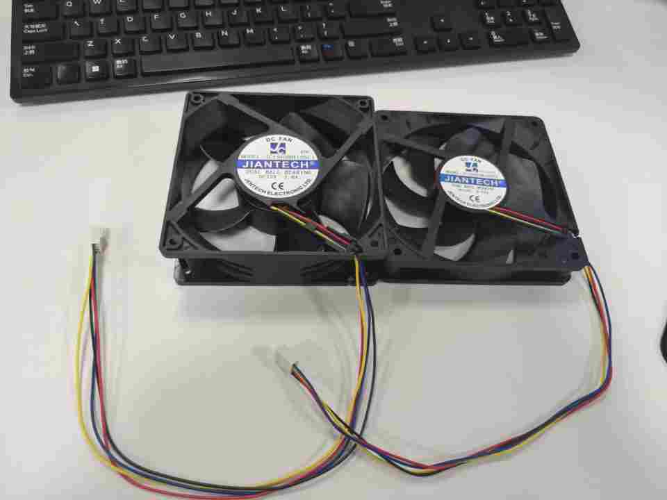 健策 JENTECH JC12038B24U-1 轴流风扇 24V 超大风量高静压超充桩散热风扇