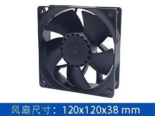 健策 JENTECH JC12038B48M-2 轴流风扇 48V 均衡型高风量充电桩储能散热风扇