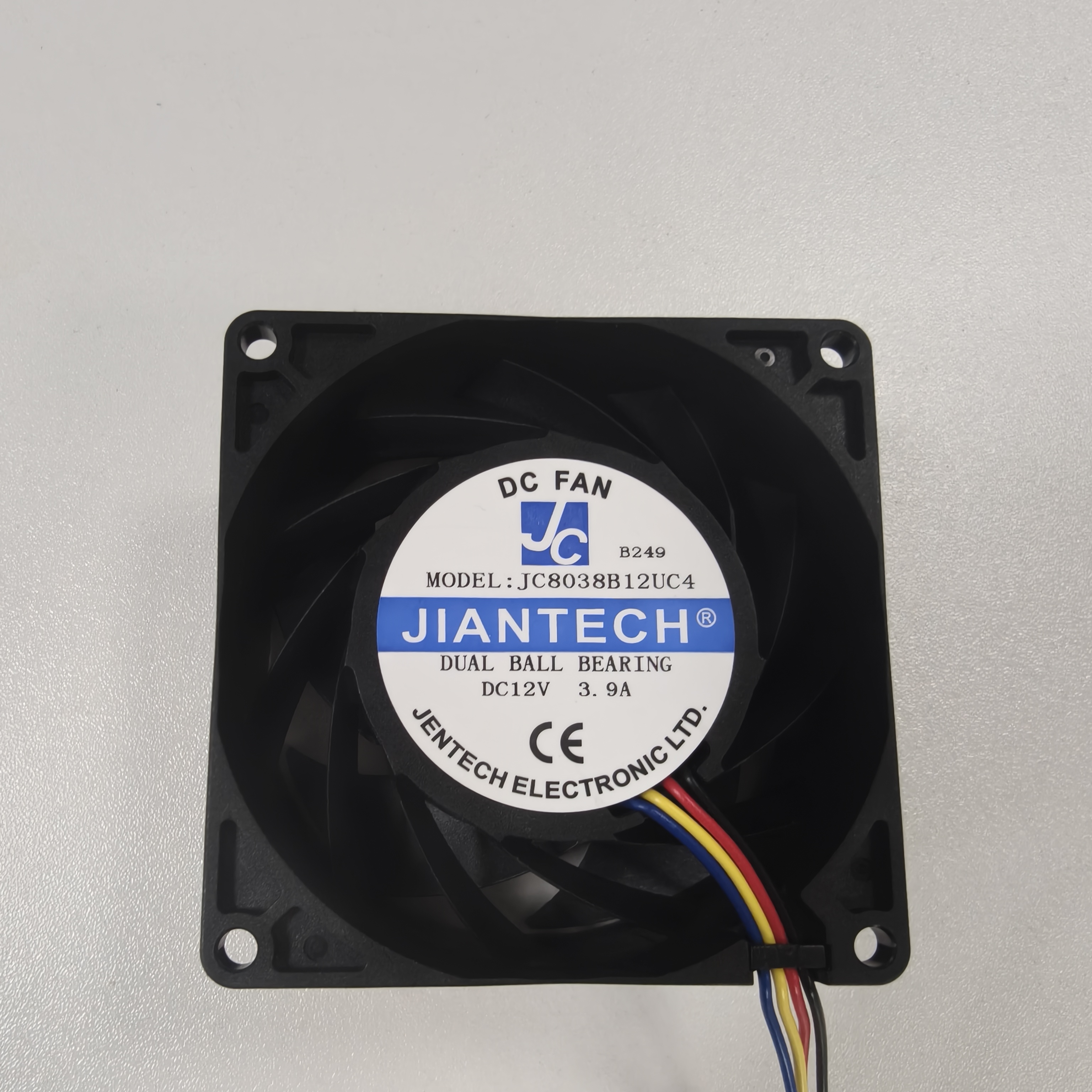 健策JC8038B12L-1 80×80×38mm轴流散热风扇在充电桩中的应用｜56CFM高风压工业散热风扇