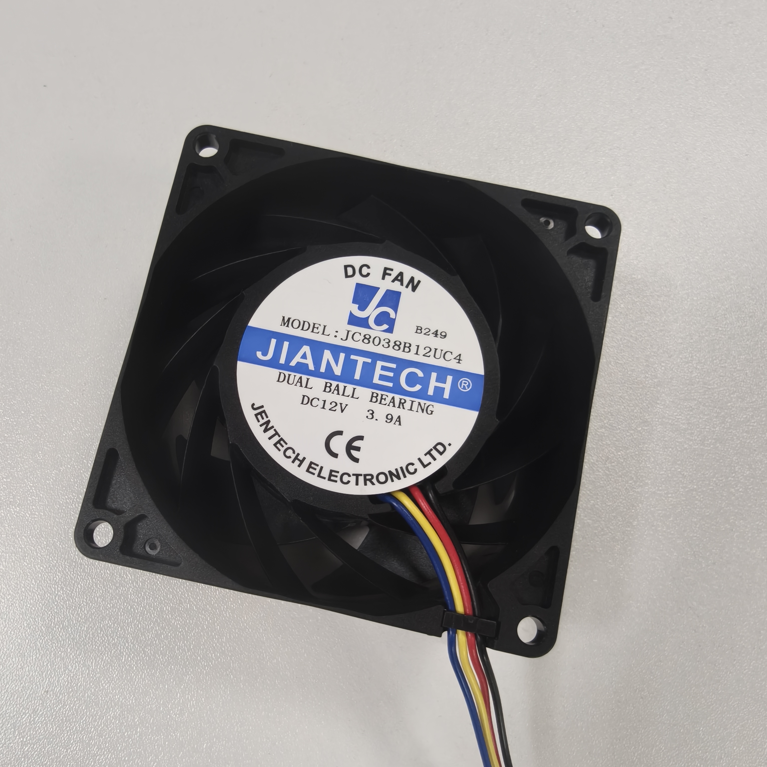 健策JC8038B12L-1 80×80×38mm轴流散热风扇在充电桩中的应用｜56CFM高风压工业散热风扇